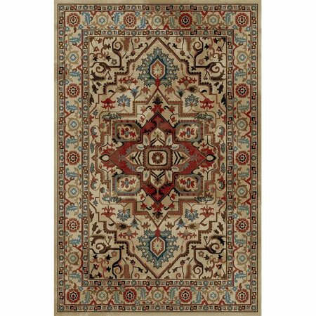 MAYBERRY RUG 2 ft. 3 in. x 7 ft. 7 in. Home Town Charisma Area Rug, Multi Color HT7771 2X8